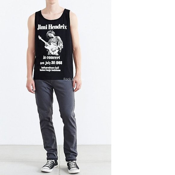 Jimi Hendrix In Concert blues rock Official Tank Top L NWT - Picture 7 of 7